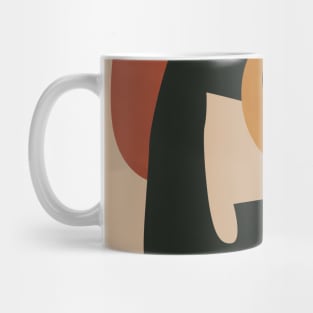 Abstract Body and Mind - Modern Mid Century Mug